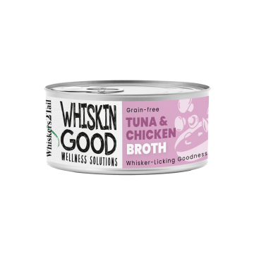 WhiskinGood Wellness Solutions Tuna & Chic Broth 70g (24 cans)